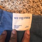 We The Free Bella Moto Mid Rise Skinny Jeans Size 25 Women's Blue Denim Photo 7