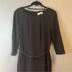 MM.LaFleur Dress Black Etsuko Dress Belted w/ Pockets Sz 10 EUC Wondertek Fabric Photo 6