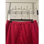 Hanes Women's Open Leg Bottom Fleece Sweatpants Size 3XL 24-26 Red Photo 2