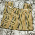 Loft High Rise Patterned Jeans - Multicolor Sz 10 Zig Zag Art Academia Pastel Goth Photo 1