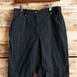 Chico's Black 100% Cotton Bermuda Shorts Size Small Photo 0