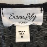 Siren Lily FINAL MARKDOWN  Semi-sheer Evening Top w/Gathered Sides (M) Photo 2