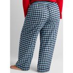 Brand New State of Day Women's Size 2X Blue Grid Plaid Lounge Pajama Pants Photo 1