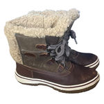 Pajar  Women Size 6-6.5 Leather Faux Fur‎ Waterproof Winter Snow Boots Photo 0
