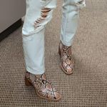 Vince Camuto Jentilliy Snake Print Booties 8 Photo 4