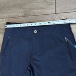Columbia 30” Omni-Shade Mid Rise Hiking Casual Travel Pants Navy Blue Size 10 Photo 6