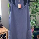 Free People Movement NWT  Hot Shot Mini Dress Blue Indigo Romper Photo 0