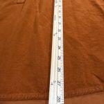 Cato Boho Western Women 18/20W Rust Corduroy V Neck 3/4 Sleeve Qtr Button Blouse Photo 7