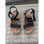 Papillio by Birkenstock Sibyl Wedge Sandals 41 boho vacation travel minimalist Black Size 10 Photo 2