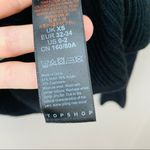 Topshop Ribbed Turtleneck Pullover Sweater Black/Gray Sz XS Photo 7