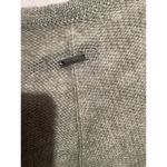 prAna  Shelby Women's Cable Knit Fringe Gray Wool Blend Poncho Sweater S Photo 6