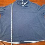 AnyBody Hoodie Sweatshirt White Blue‎ Size 3X Blue Photo 4