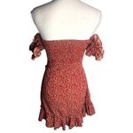 SheIn Cut Out Ditsy Floral Ruffled Bardot Babydoll Dress Photo 5