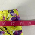 Adrienne Vittadini  Blue Yellow Purple Pink Floral Miniskirt‎ Size 12 Photo 6