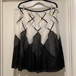 Nic+Zoe  black-and-white midi skirt size 10 Photo 2