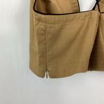 Maeve  By Anthropologie Seamed Contrast Corset Crop Top Size 10 Photo 4