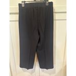 Eileen Fisher Black Knit Cropped Pants Size S wide leg made in USA dress Photo 3