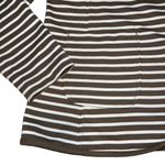 Investments  Womens Blazer Suit Jacket Striped Stretch Brown White 18 Photo 1