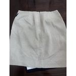 White House | Black Market  Skirt Sz 6 Textured Cream Straight Office Work Lined Photo 3