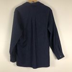 Talbots Navy Blue Button Down Corduroy Shacket Photo 3