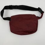Knomo Maroon Lightweight Beltbag 2Way Crossbody Adjustable Strap Pockets Unisex Red Photo 2