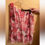 Mac Duggal Ieena for  Floral Print One Shoulder Mini Dress in Pink Multi Photo 5