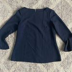 Sail To Sable Bell 3/4 Sleeve Navy Blue Top Size Medium Photo 0