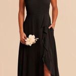 Birdy Grey New  Maxi Bridesmaid Theresa Dress
In Chiffon Black size small Photo 0