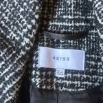 Reiss   Black and Gray Plaid Coat Photo 1