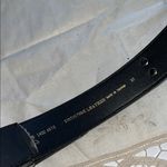 Elegant Black Belt with Silver Butterfly and floral designs and Buckle Photo 6