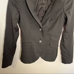 United Colors Of Benetton 2 Button Blazer Black Pinstripe Photo 2