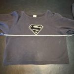 Vintage Black Superman Logo Sweatshirt size M Size M Photo 8