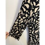 Chico's  TRAVELERS Pebblestone Sydney Tunic Shirt Dress Black/Ecru Sz‎ 2-L/12 Photo 2