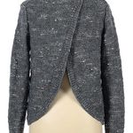 Banana Republic  Crewneck Sweater Steel Gray Silver Metallic Photo 1