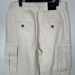 Banana Republic NEW Pants Womens 29/8 Lou Ultra High Rise Cargo Pockets Cream Photo 3