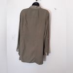 Chico's olive green zip neckline blouse Photo 3