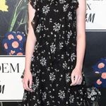 H&M Erdem Floral Silk Caitlin midi Dress size 8 C10 Photo 2