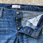Loft  Boyfriend Distressed Classic Blue Denim Jeans size 30/10 Photo 5