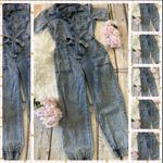 H&M  Denim Coverall Jumpsuit Size 10 Photo 1