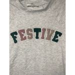 Workshop Republic Clothing  "Festive"‎ Sweatshirt | Light Gray Size Small Photo 3