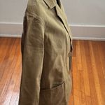 Madewell Crossover Regenerative tan oversized khaki blazer jacket, size XS Photo 10