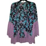 The Pioneer Woman Floral Duster Size S/M Purple Photo 1