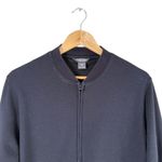 Woolrich ‎ Full Zip Short Jacket in Black Stretch Cotton, Size Medium Photo 1