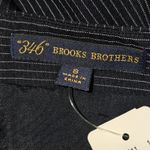 Brooks Brothers NWT  Womens Black Stripe Side Slit Wool Blend Pencil‎ Skirt 8 Photo 3