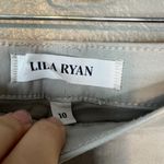 Lila Ryan  Ellen Crop Wide Leg Trouser Pant Size 10‎ Gray NEW Photo 1