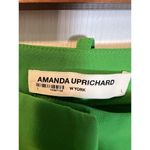 Amanda Uprichard Wallace Pleated Straight Leg Pant Large Grass Green Business Photo 7
