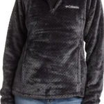 Columbia Quarter Zip Fleece Pullover Color Shark Dark Gray Women’s Sz L Photo 0