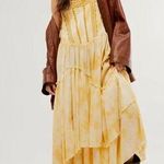 Free People NWT Bali Devon Skirtall Tie Dye Maxi Dress In Italian Straw Size XS Photo 0