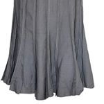 carole little  Women’s Linen Blend Pleated Embroidered Skirt Size 10 Taupe Summer Photo 3