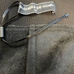 Maniere De Voir Manière de Voir Black Quilted Vegan Leather Leggings/ Pants Sz 14 NWOT Photo 9